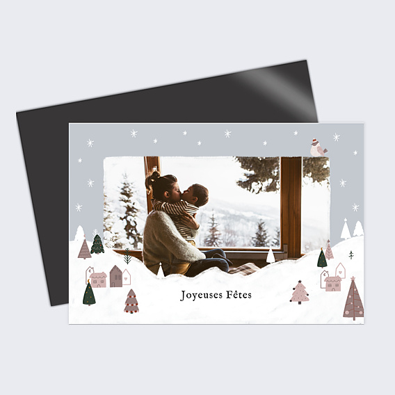 Carte de Noël Chalet