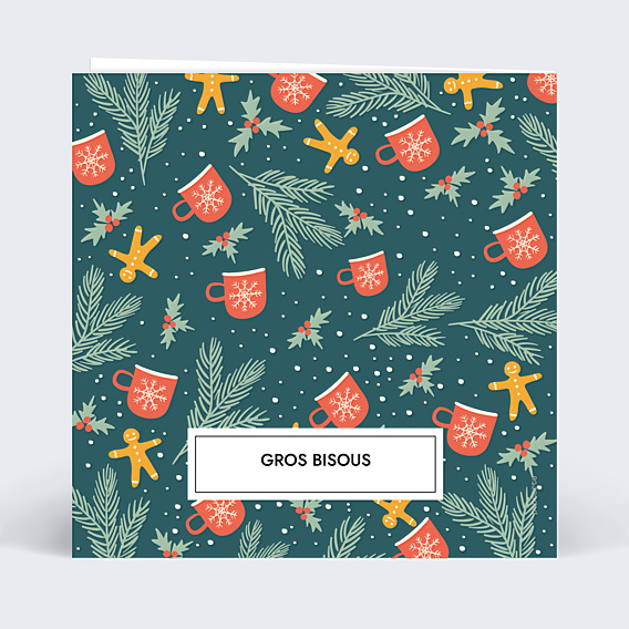 Carte de Noël Petit Pain d'Épices