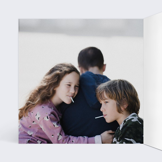 Carte de Noël  Chic Intérieur Gauche