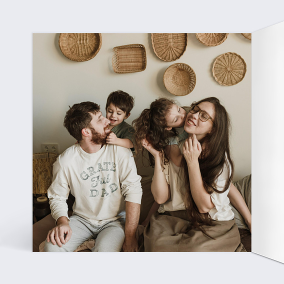 Carte de Noël Coup de Pinceau Intérieur Gauche