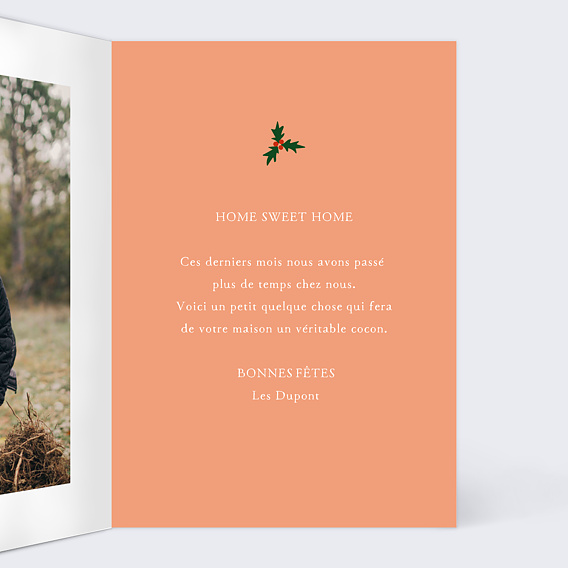 Carte de Noël Soirée d'Hiver