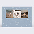 Carte de Noël Multiphotos et Flocons