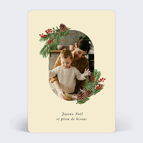 Carte de Noël Essence d'hiver