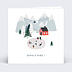 Carte de Noël Patinoire