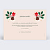 Carte de Noël Carte Verdoyant
