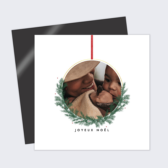 Carte de Noël Auréole