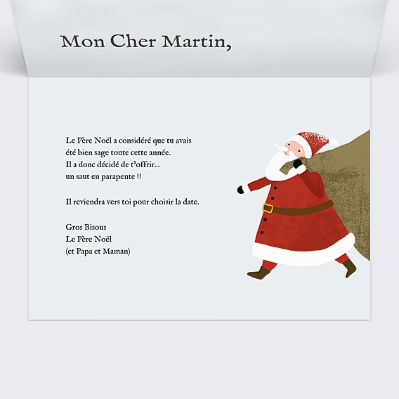Carte de Noël Gros Sac