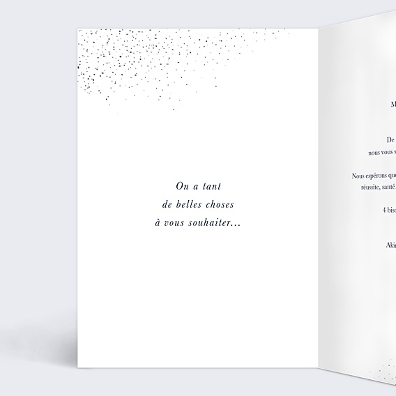 Carte de Noël Sous la neige