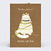 Carte de Noël  Chat'pin Recto