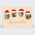 Carte de Noël  Bonnets Noël photos