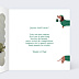 Carte de Noël  Livraison cadeau teckel Intérieur Droit