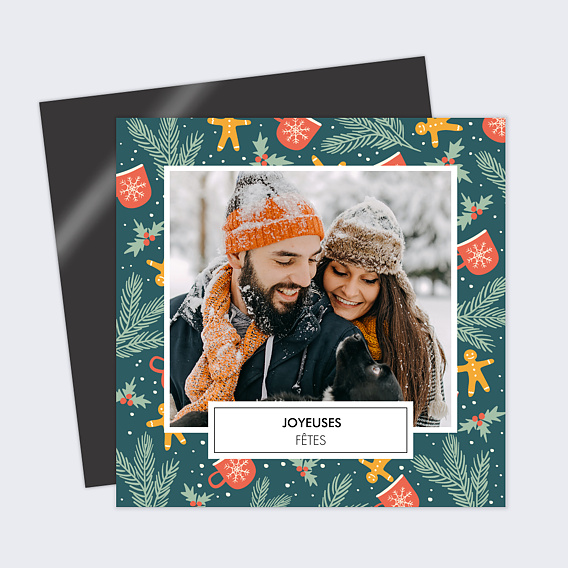 Carte de Noël Petit Pain d'Épices Recto