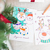 Carte de Noël  Coloriage Boule de Noël Après 4