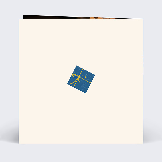 Carte de Noël  Carte Cadeaux Verso