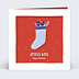 Carte de Noël Chaussettes de Noël