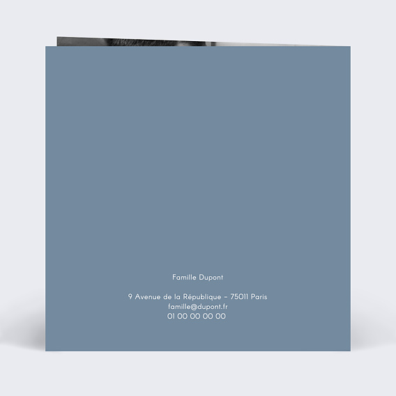 Carte de Noël  Boules Magiques Verso