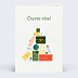 Carte de Noël Sapin en Cadeaux