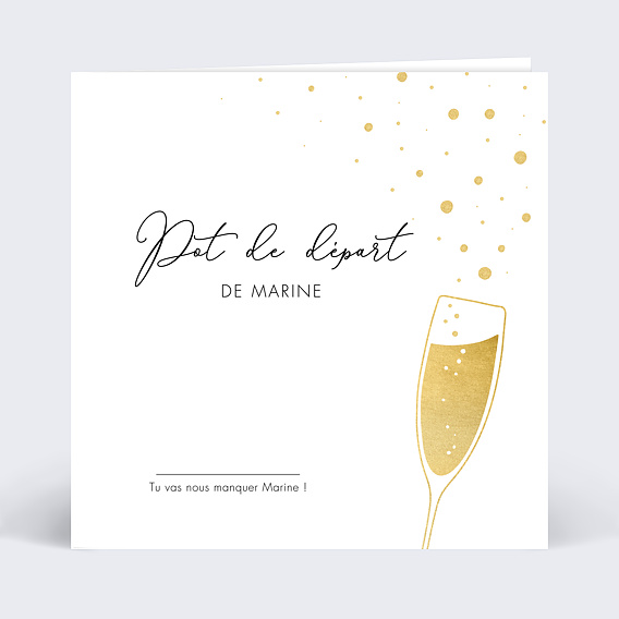 Carte de vie d'entreprise Champagne
