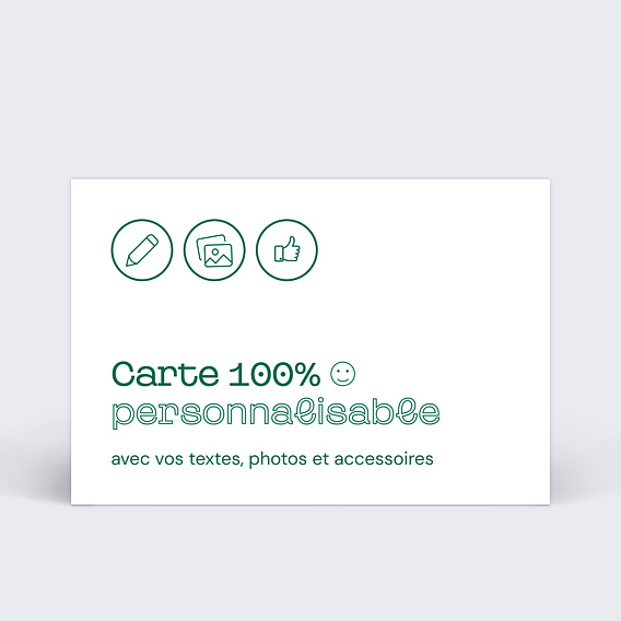 Carte de vie d'entreprise Modèle 100% Personnalisable paysage