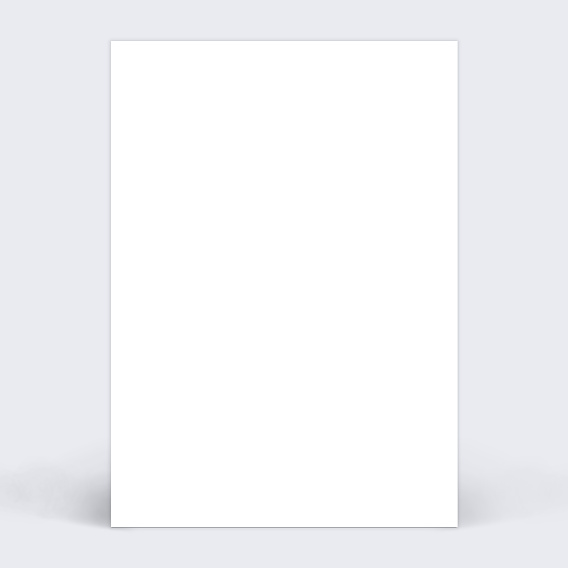 Carte de départ 100% personnalisable Verso