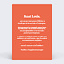 Carte de vie d'entreprise Good Vibes Verso