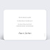 Carte de bienvenue Simple