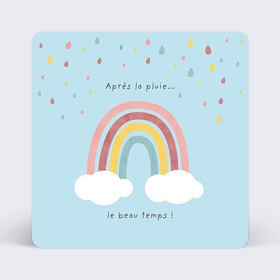 Carte de bon rétablissement Après la Pluie