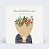 Carte de vie d'entreprise Fleurs et Feuilles