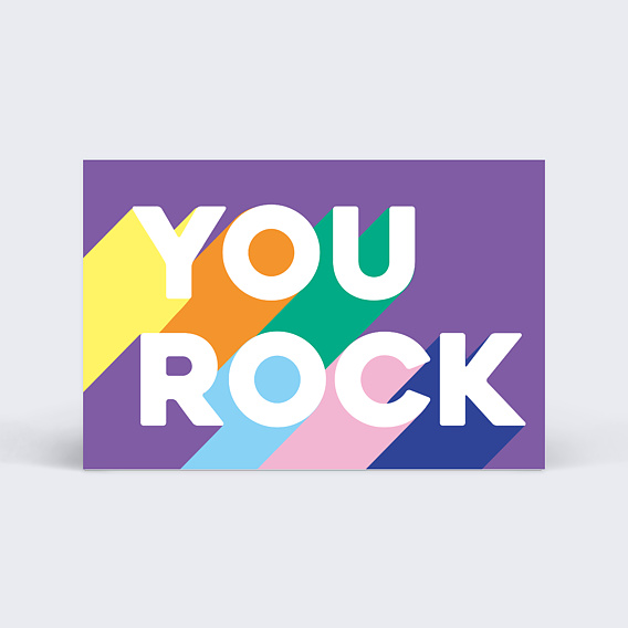 Carte de bienvenue Encouragements Petit Format Recto