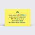 Carte de vie d'entreprise Encouragements Petit Format Verso