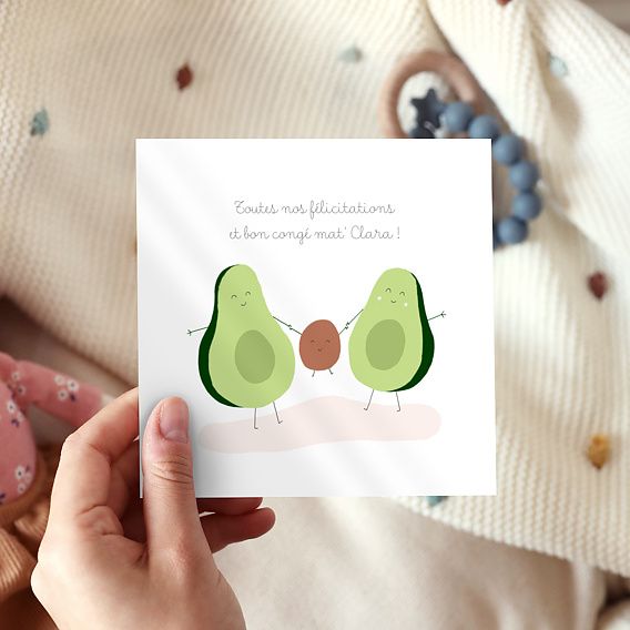 Carte de départ Congé Parental Après 4