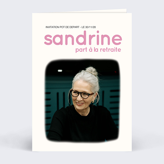 Carte de départ Livre Retraite
