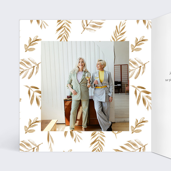 Carte bon rétablissement Golden jungle Intérieur Gauche