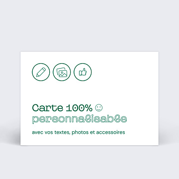 Carte de Vie d'Entreprise Modle 100% Personnalisable paysage