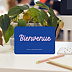 Carte de bienvenue Bicolore