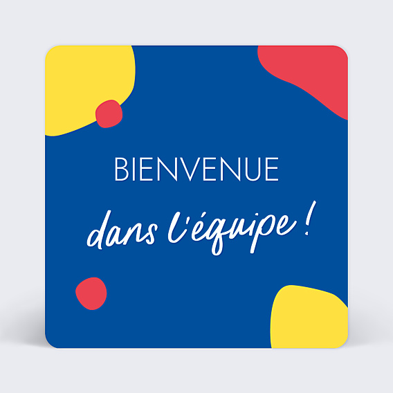 Carte de bienvenue Ravis d'accueillir