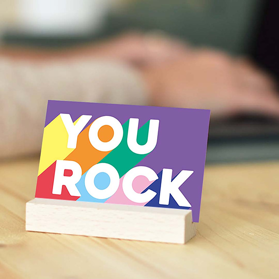 Carte de bienvenue Encouragements Petit Format Après 4