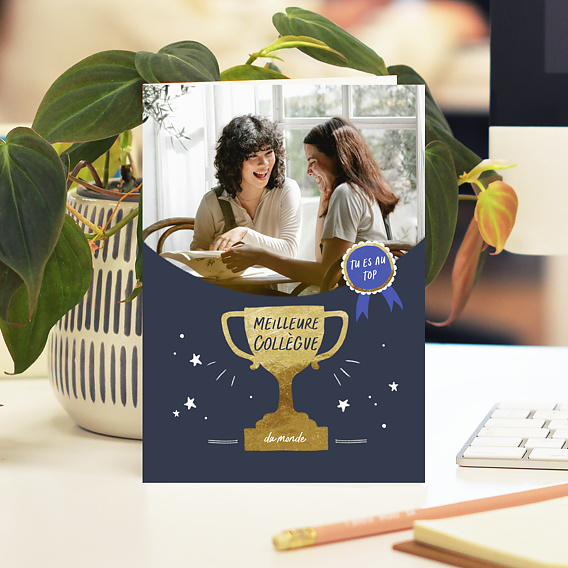 Carte de départ Meilleure Collègue Après 1