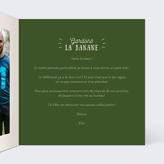 Carte de bon rétablissement Gardons la Banane