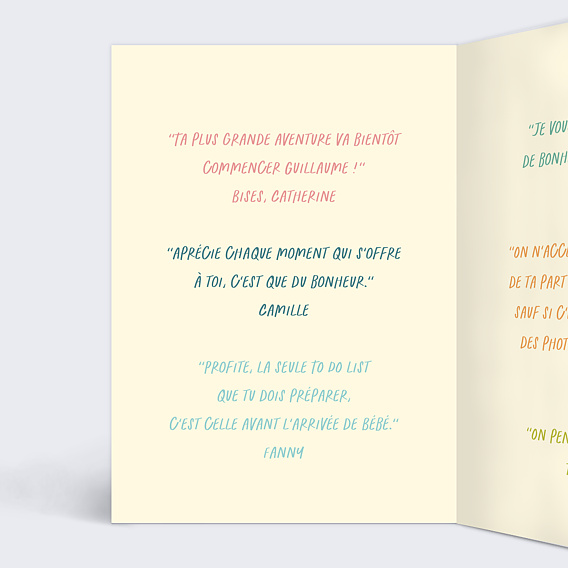 Carte de départ Temps Libre Intérieur Gauche