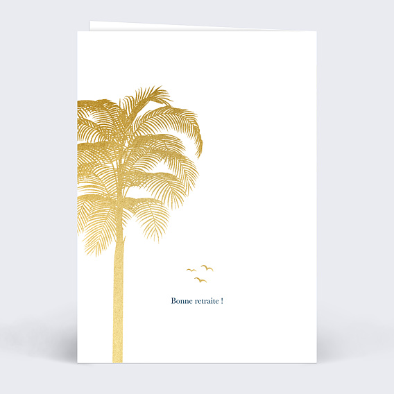 Carte de départ Retraite Verso