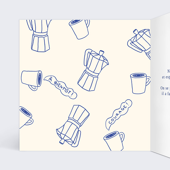 Carte bon rétablissement Humoristique Intérieur Gauche