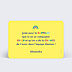Carte de bienvenue Encouragements