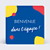 Carte de bienvenue Ravis d'accueillir