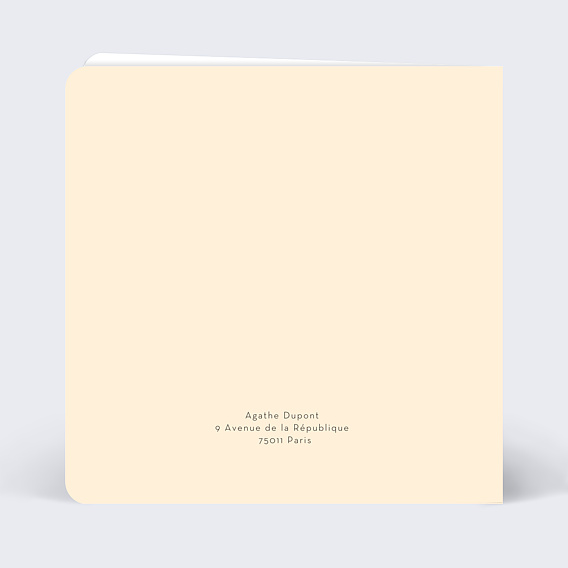 Carte bon rétablissement Be Happy Verso