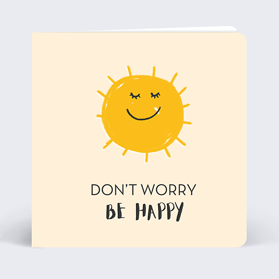 Carte de bon rétablissement Be Happy