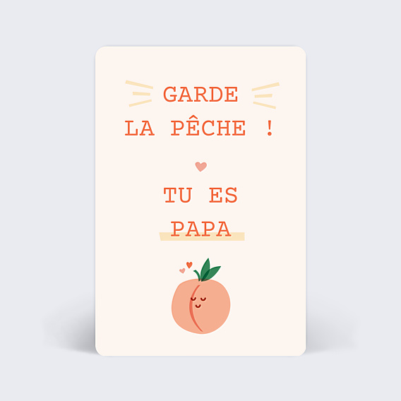 Carte de départ Congé paternité
