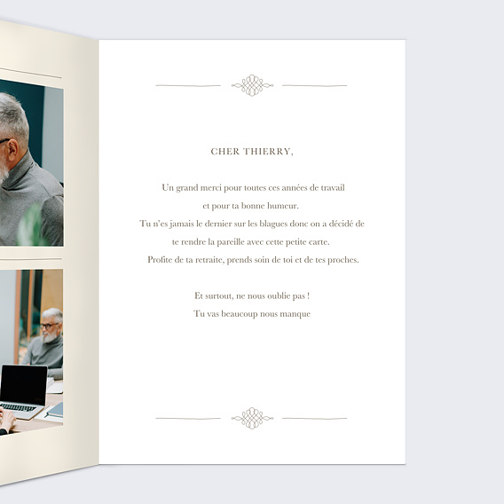 Carte de départ Grand Cru Intérieur Droit