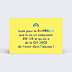 Carte de bienvenue Encouragements Petit Format