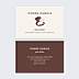 Carte de visite Pet sitter